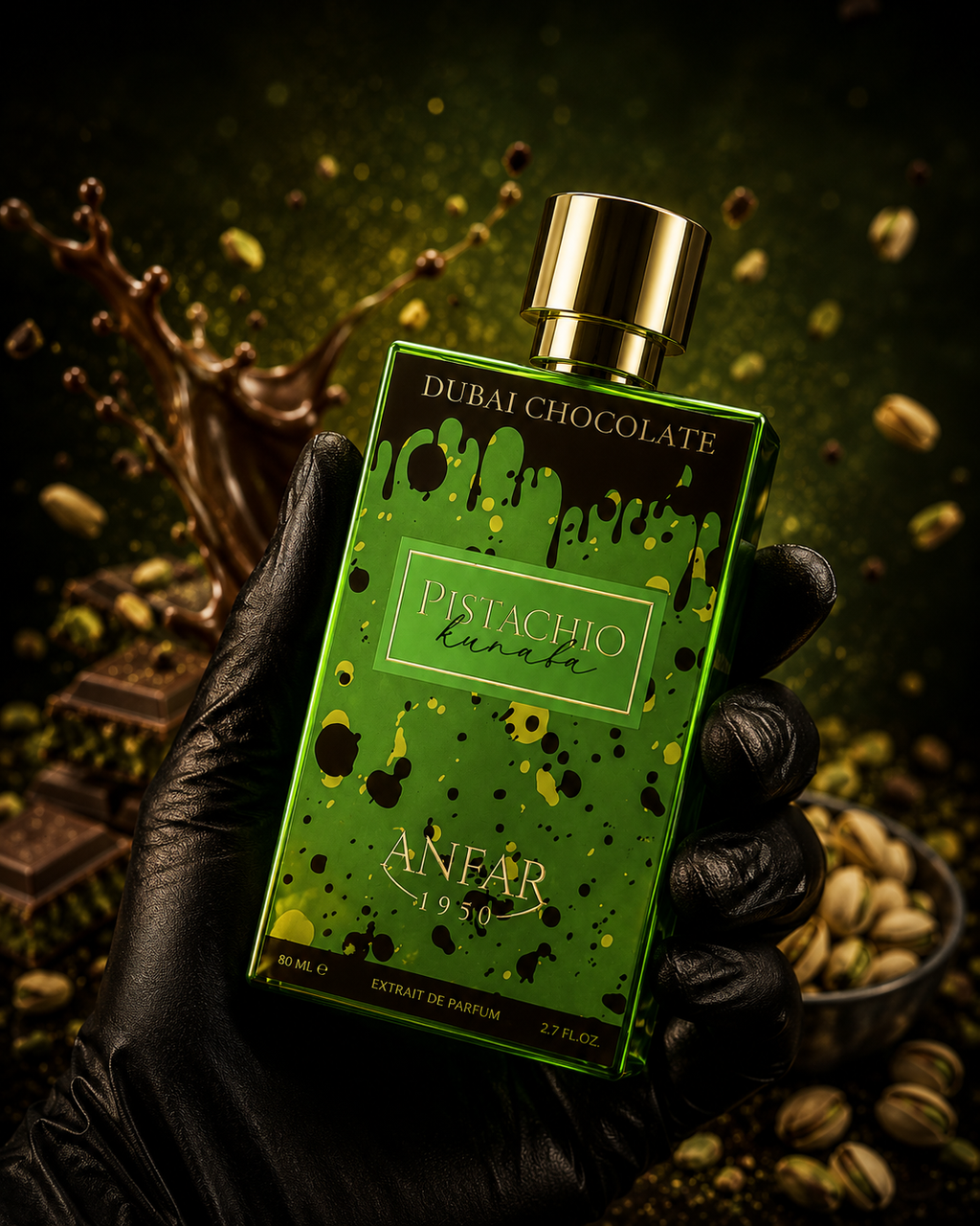 Anfar Dubai Chocolate Pistachio Kunafa - Eau de Parfum (80ml / 2.7 oz)