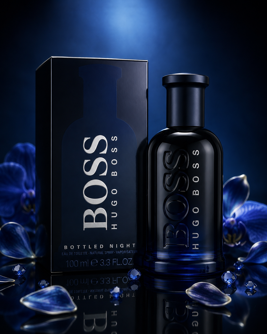 Hugo Boss Bottled Night.EAU. De Toilette (100)(3.3.Oz)